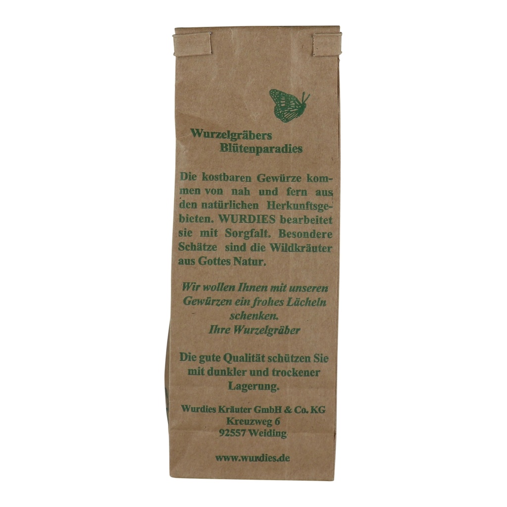 Bio Quendel gemahlen / Quendelpulver in der umweltfreundlichen Papiertüte